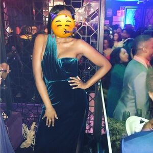 House of CB emerald green dress